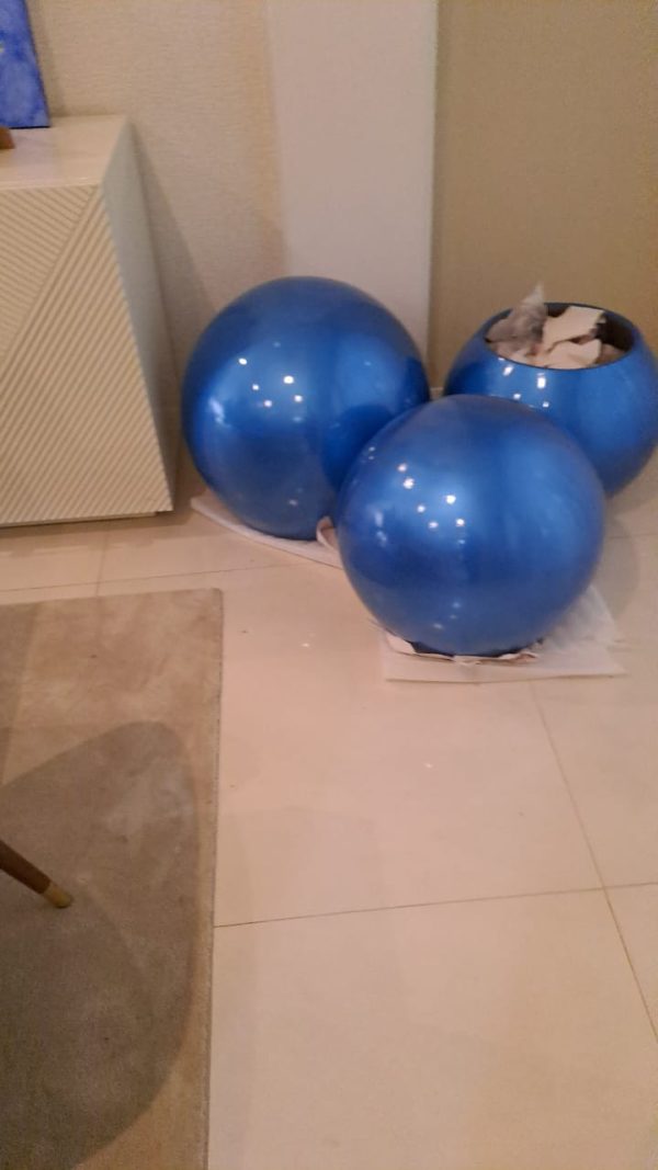 Vaso Conjunto Tri - Esférico Azul - Image 3